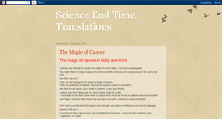 Desktop Screenshot of endtimetranslation.blogspot.com