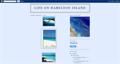 Desktop Screenshot of lifeonhamiltonisland.blogspot.com