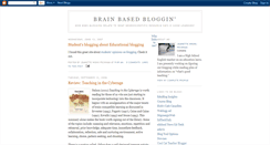 Desktop Screenshot of brainbasedbloggin.blogspot.com