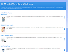 Tablet Screenshot of 12month-workplace-wellness.blogspot.com