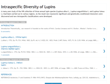 Tablet Screenshot of lupindiversity.blogspot.com