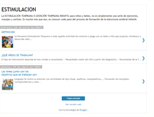 Tablet Screenshot of estimulacionenbebes.blogspot.com