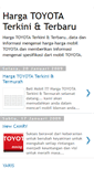 Mobile Screenshot of hargatoyotaterkiniterbaru.blogspot.com