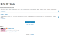 Tablet Screenshot of blingndreams.blogspot.com