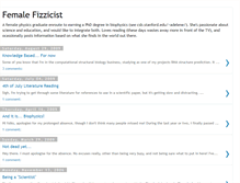 Tablet Screenshot of female-fizzicist.blogspot.com