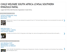 Tablet Screenshot of childwelfaresouthafrica.blogspot.com