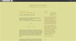 Desktop Screenshot of medicinecards.blogspot.com