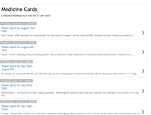 Tablet Screenshot of medicinecards.blogspot.com