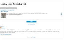 Tablet Screenshot of lesleylordanimalartist.blogspot.com