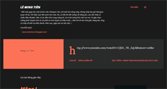 Desktop Screenshot of leminhtien1982.blogspot.com