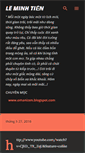 Mobile Screenshot of leminhtien1982.blogspot.com