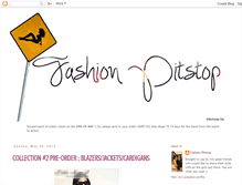 Tablet Screenshot of fashionpitstop.blogspot.com