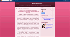 Desktop Screenshot of alertageralmulheres.blogspot.com