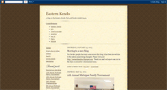 Desktop Screenshot of easternkendo.blogspot.com