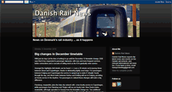 Desktop Screenshot of danishrailnews.blogspot.com