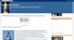Desktop Screenshot of der-goldene-schnitt.blogspot.com