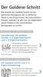 Mobile Screenshot of der-goldene-schnitt.blogspot.com