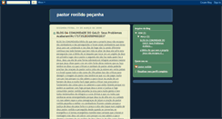 Desktop Screenshot of pastorronildopecanha.blogspot.com