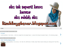 Tablet Screenshot of kisahkuygbenar.blogspot.com