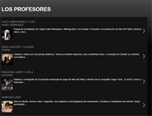 Tablet Screenshot of losprofesdemardel.blogspot.com