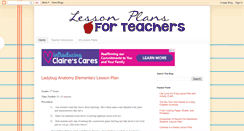 Desktop Screenshot of classroomlessonplans.blogspot.com