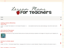 Tablet Screenshot of classroomlessonplans.blogspot.com