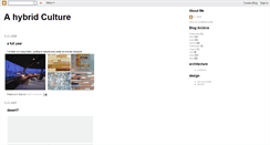 Desktop Screenshot of hybridcultures.blogspot.com