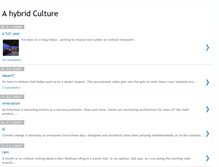 Tablet Screenshot of hybridcultures.blogspot.com