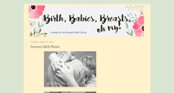 Desktop Screenshot of birthbabiesbreastsohmy.blogspot.com