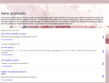 Tablet Screenshot of keno-pronostic.blogspot.com