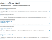 Tablet Screenshot of musicinadigitalworld.blogspot.com