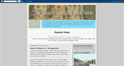 Desktop Screenshot of abortionmonologues.blogspot.com