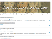 Tablet Screenshot of abortionmonologues.blogspot.com