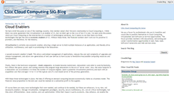 Desktop Screenshot of csixcloudcomp.blogspot.com