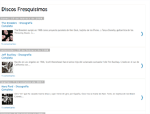 Tablet Screenshot of discosfresquisimos.blogspot.com