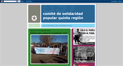 Desktop Screenshot of comitedesolidaridadquinta.blogspot.com