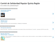 Tablet Screenshot of comitedesolidaridadquinta.blogspot.com