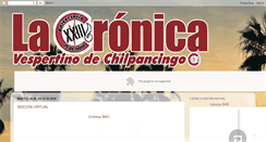 Desktop Screenshot of lacronicavespertinodechilpancingo.blogspot.com