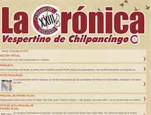 Tablet Screenshot of lacronicavespertinodechilpancingo.blogspot.com