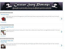 Tablet Screenshot of catatan-sang-pemimpi.blogspot.com