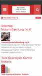 Mobile Screenshot of notaris-bandung.blogspot.com