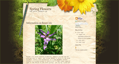 Desktop Screenshot of 4spring-flowers.blogspot.com