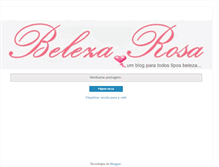 Tablet Screenshot of belezarosa.blogspot.com