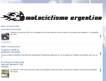 Tablet Screenshot of motociclismoargentino.blogspot.com