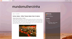 Desktop Screenshot of mundomulherzinha.blogspot.com