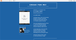 Desktop Screenshot of croak4me.blogspot.com