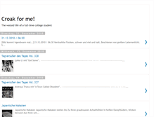 Tablet Screenshot of croak4me.blogspot.com