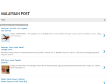 Tablet Screenshot of malaysianpost2u.blogspot.com