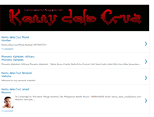 Tablet Screenshot of kennydelacruz.blogspot.com