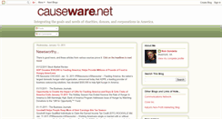 Desktop Screenshot of causeware.blogspot.com